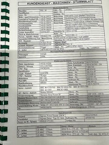 Vertikales Bearbeitungszentrum Fehlmann Picomax 60 CNC