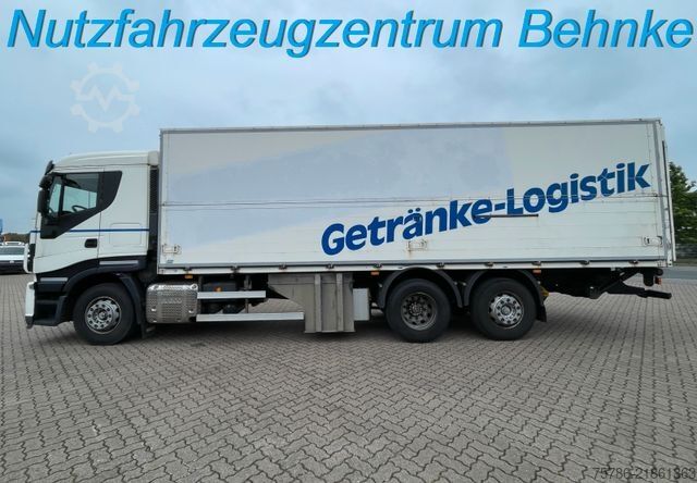 Autocamion transport băuturi IVECO Stralis 420/ 8m Böse Aufbau/ AC/ LBW