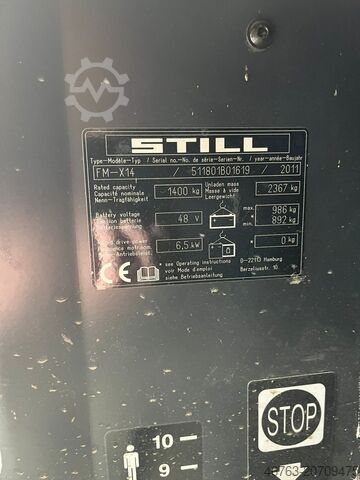 Schubmaststapler Still FM-X14