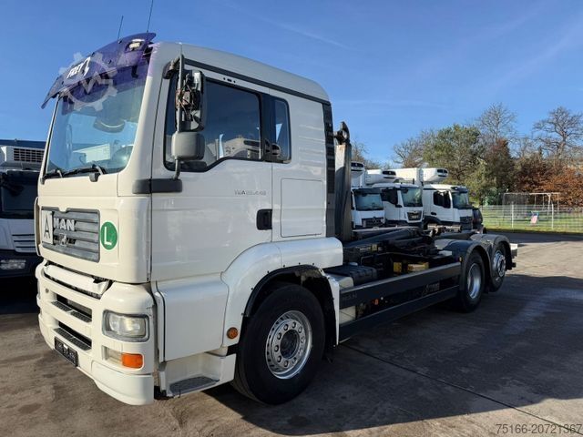 Camión portacontenedores de gancho MAN TGA 26.440 BL Abrollkipper*Klima*AHK*LENKACHSE