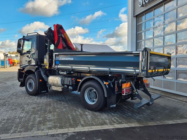 Tipper truck IVECO AD200X46/P HR OFF Palfinger PK 12.501 Funk AHK