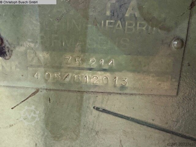 Máquina de dobragem horizontal SANDT unbekannt