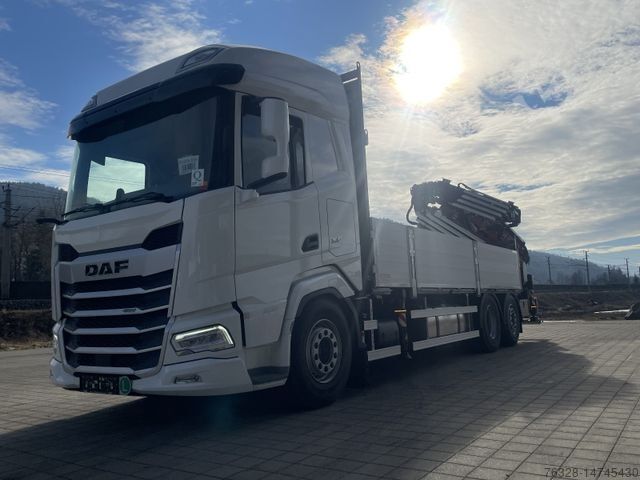 Camion a pianale DAF XF 480 FAN Kranwagen Vorlauf 2026!