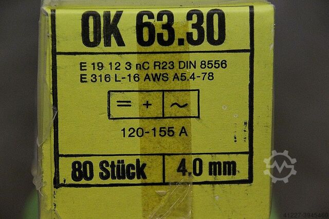 Stabelektroden Schweißelektroden 4,0 x 350 ESAB OK 63.30