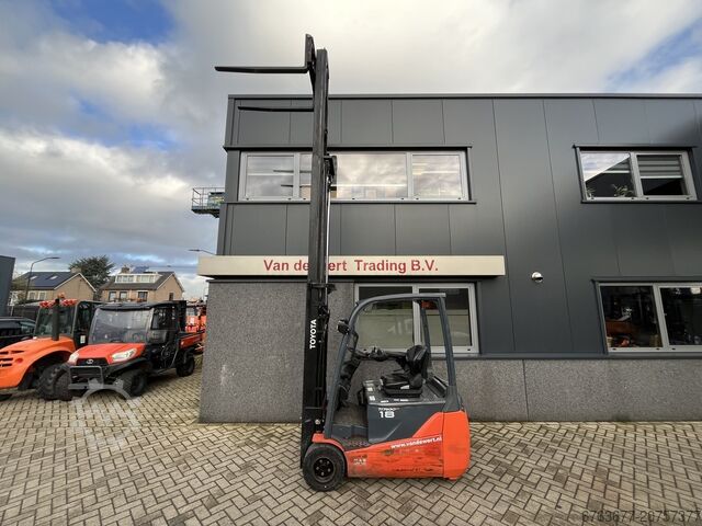 Toyota 8FBET18 Forklift Triplex 500 Freelift/Sideshift Electric 2013 TOYOTA 8 FBET 18