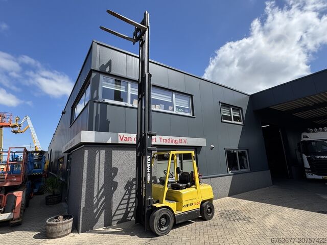 Hyster H3.20XML Triplo 590 freelift/sideshift/4e functie LPG 1998 HYSTER H 3.20 XML