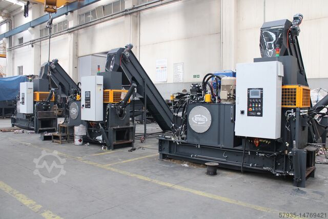 Balpress för skrot Aymas Recycling Machinery CP (50x30) Used Beverage Can Baler
