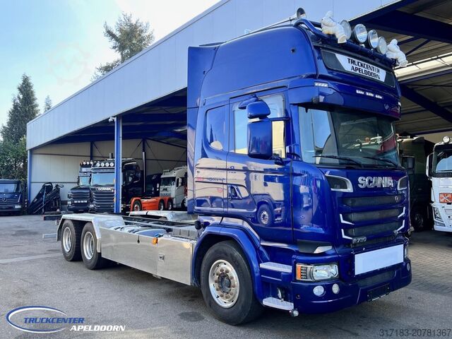 Podwozie z kabiną Scania R730 V8 6x4, Retarder, Clutch, PTO