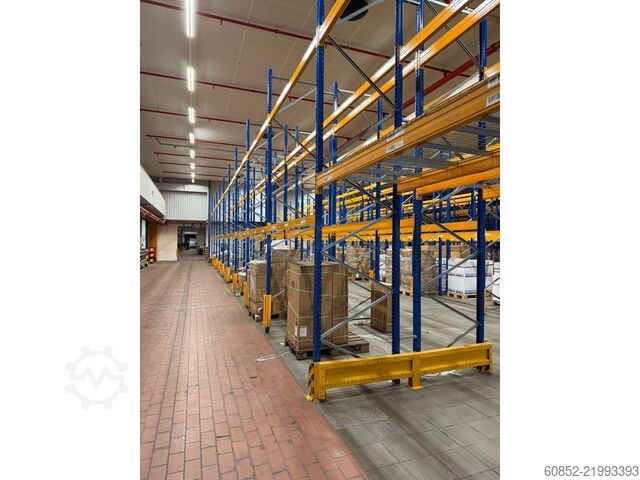 Nagy teherbírású polcos raklapállványok 30,80 lfm Jungheinrich MPB Palettenregal H: 500cm, Fachlast: 2100 kg