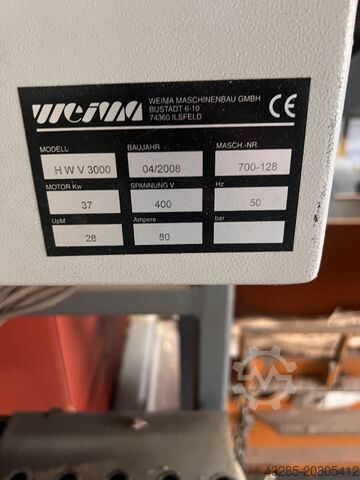 Jednohřídelový drtič WEIMA Weima HWV 3000 / WL12 Holzhäcksler