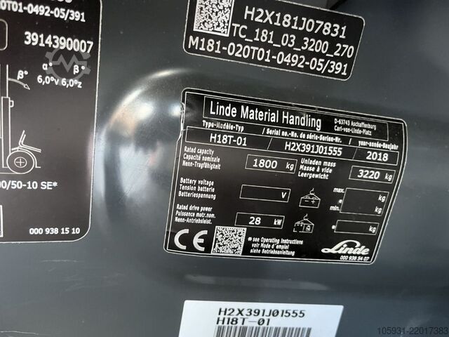 LPG targoncák Linde H18T-01