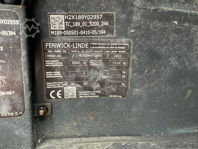 Dieselové vysokozdvižné vozíky Linde H50D-02