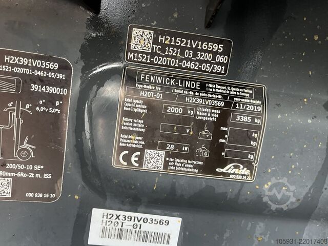 LPG targoncák Linde H20T-01