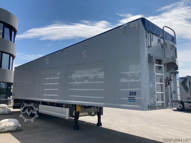 Moving floor Knapen Trailers K200 - 91m3 stuuras NLA, 2x liftas en hogedrukr...