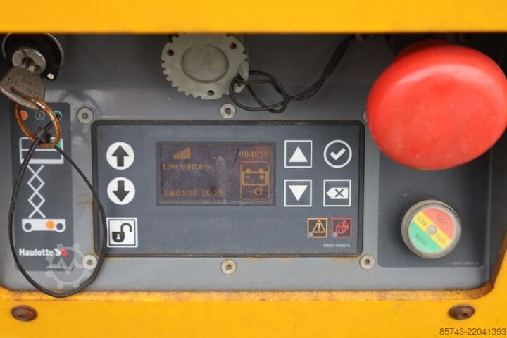 Elevador de tesoura Haulotte Optimum 8 As-Is, Electric, 7.77m Working Height, 2