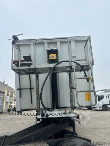 Kippers oplegger MEGA ALU-KASTENMULDE 55M³, SAF-ACHSEN, ROLLPLANE, KOMBIKLAPPE, STEHPODEST