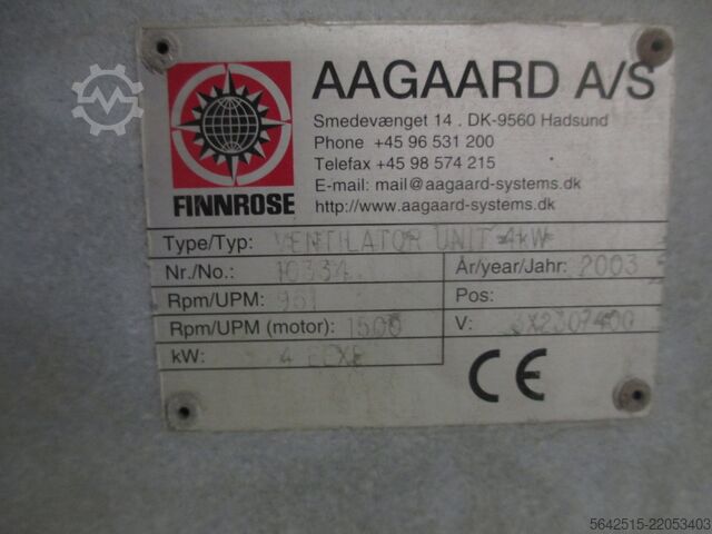 Essiccatore frigorifero Aagaard cooling
