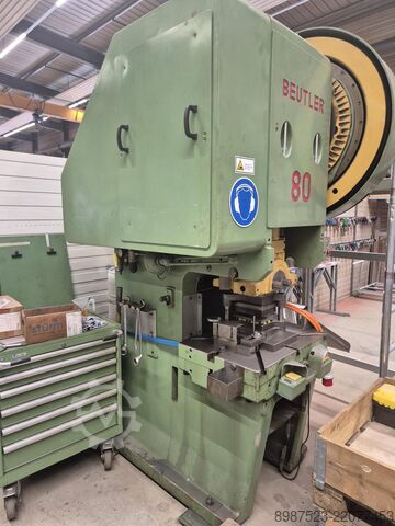 Presse excentrique E. Beutler A.G. Maschinenfabrik PD 80 Typ LK80
