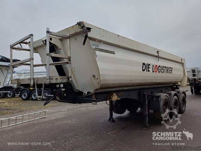 Tiptrailer Meiller Kipper Stahlrundmulde 26m³