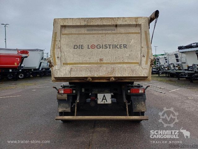 Tiptrailer Meiller Kipper Stahlrundmulde 26m³