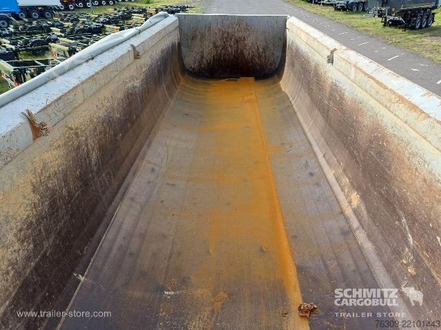 Tiptrailer Schmitz Cargobull Kipper Stahlrundmulde 24m³