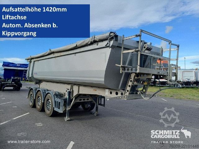 Tiptrailer Schmitz Cargobull Kipper Stahlrundmulde 24m³