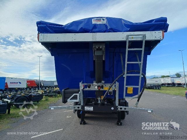 Tiptrailer Schmitz Cargobull Kipper Stahlrundmulde 24m³