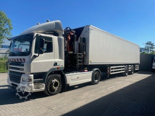 Autospecială de gunoi DAF 85.460 + Kraker Waalking Floor/Kran