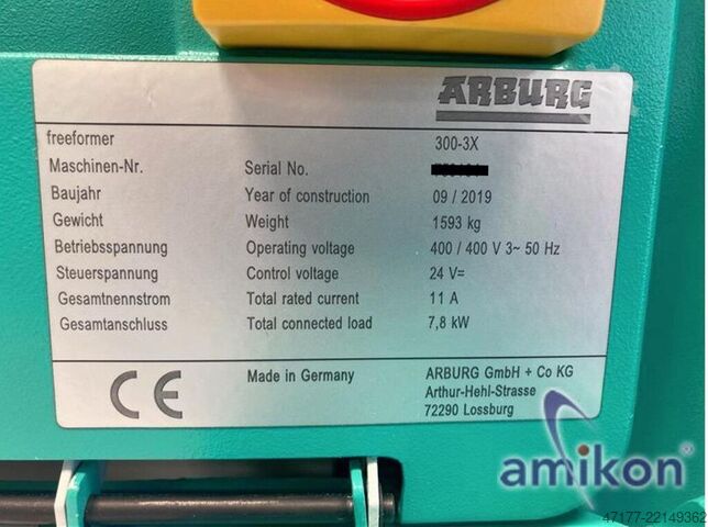 3D nyomtató Freeformer AKF Arburg 300-3X