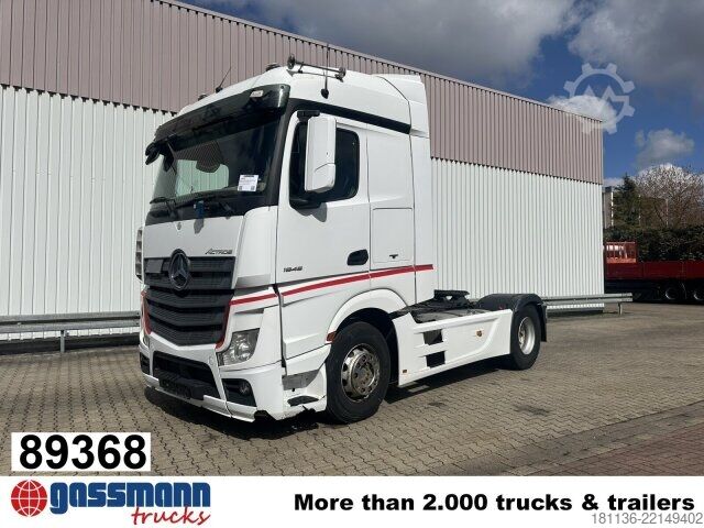 Standardní tahač Mercedes-Benz Actros 1845 LS 4x2, StreamSpace, Kipphydraulik