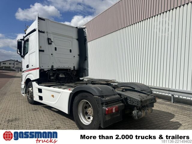 Standardní tahač Mercedes-Benz Actros 1845 LS 4x2, StreamSpace, Kipphydraulik