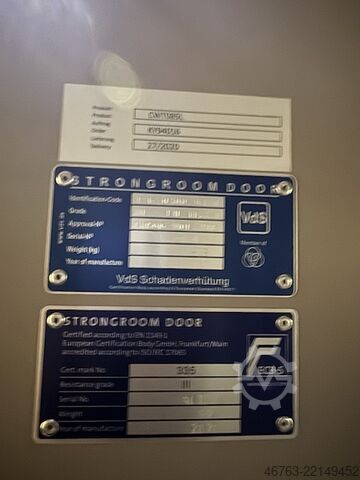 Klimatizovani sef tipa kontejnera Strongroomdoor CWT085L 