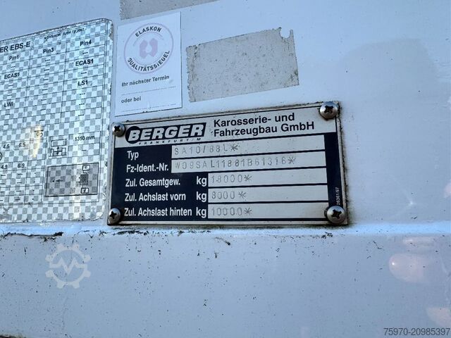 Bavul Berger 1xBPW CITY-TRAILER + DHOLLANDIA