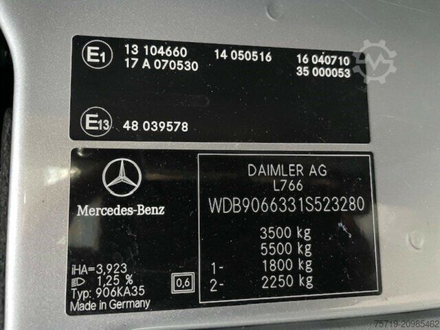 Vakumlu tank kamyonu Mercedes-Benz 313 CDI Sprinter Kamerawagen Ibak Panorama