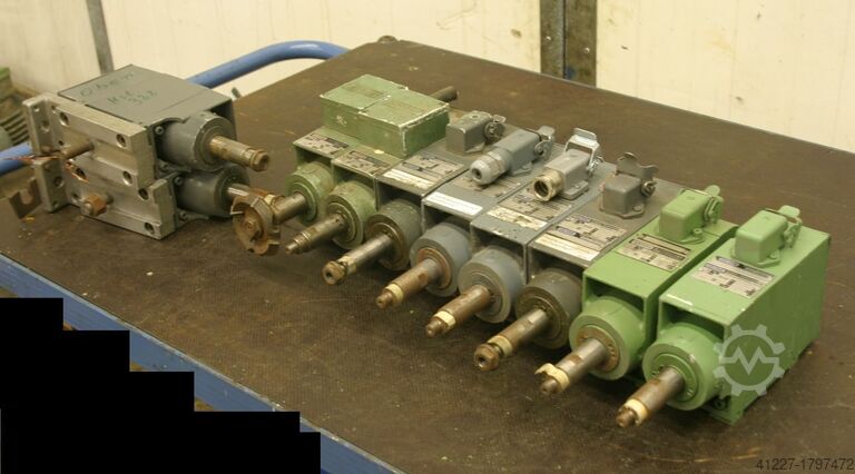 Frezen van motor voor rand verwerking van machines Perske VS 30.06-2