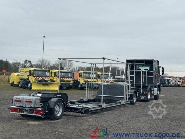 Lavtloader trailer Gloria Spezial Tiefbett für TV & Film + MB Arcos 2143