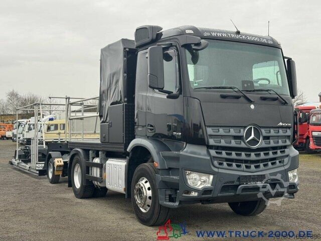 Lavtloader trailer Gloria Spezial Tiefbett für TV & Film + MB Arcos 2143