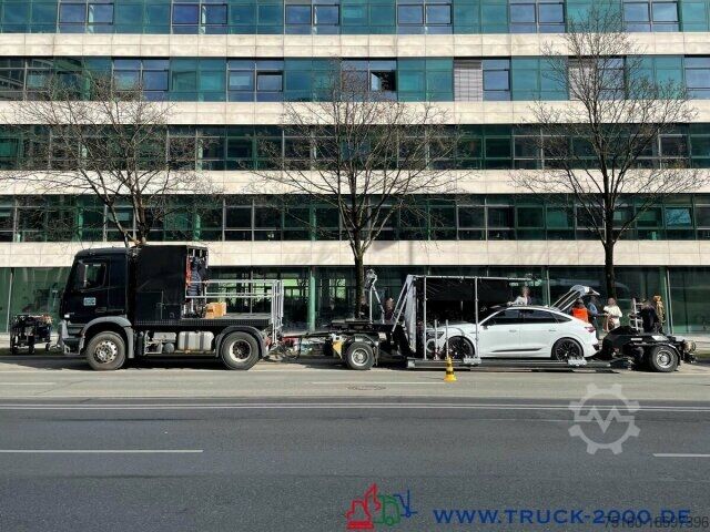 Lavtloader trailer Gloria Spezial Tiefbett für TV & Film + MB Arcos 2143