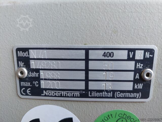 Hærdningsovn NABERTHERM N 41