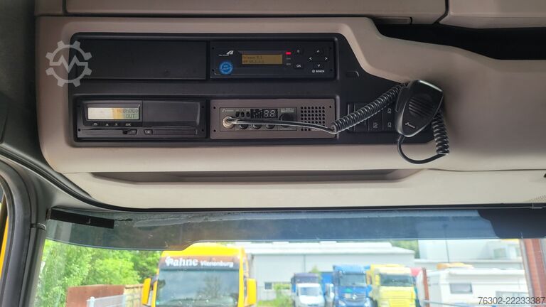 Kamion sa ravnom platformom i ceradom SCANIA R 450 Topline 6x2 Lift&Lenkachse LBW Alu