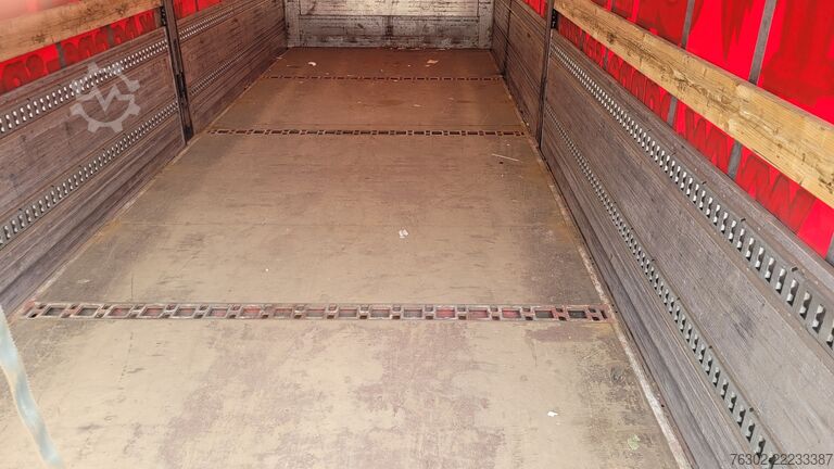 Kamion sa ravnom platformom i ceradom SCANIA R 450 Topline 6x2 Lift&Lenkachse LBW Alu