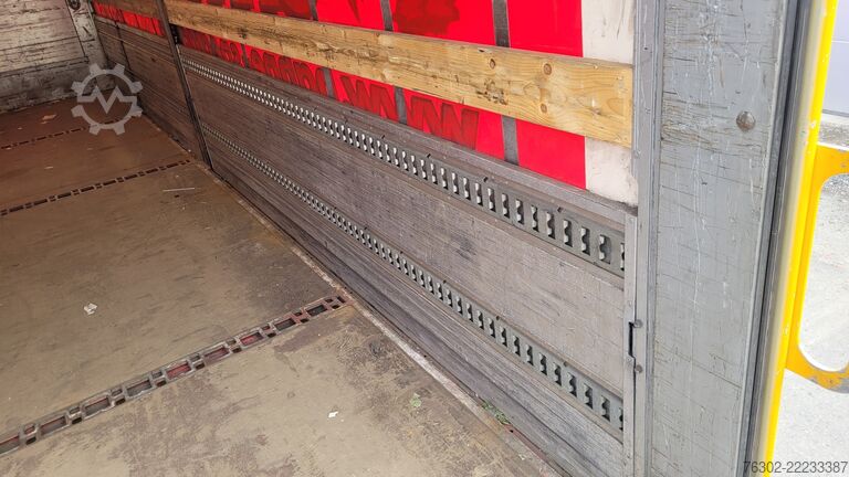Kamion sa ravnom platformom i ceradom SCANIA R 450 Topline 6x2 Lift&Lenkachse LBW Alu