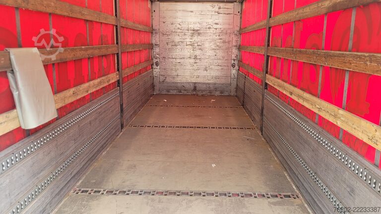 Kamion sa ravnom platformom i ceradom SCANIA R 450 Topline 6x2 Lift&Lenkachse LBW Alu