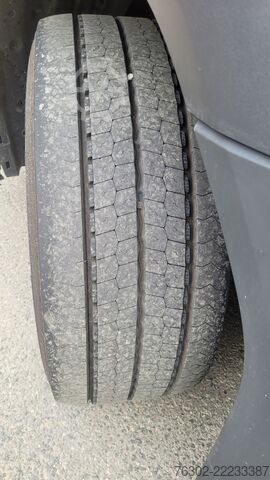 Kamion sa ravnom platformom i ceradom SCANIA R 450 Topline 6x2 Lift&Lenkachse LBW Alu