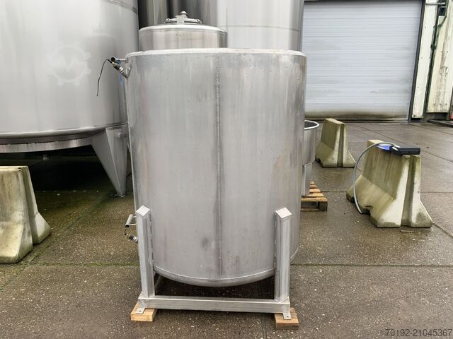 Δοχείο 1750 λίτρων από ανοξείδωτο ατσάλι V2A  S16511