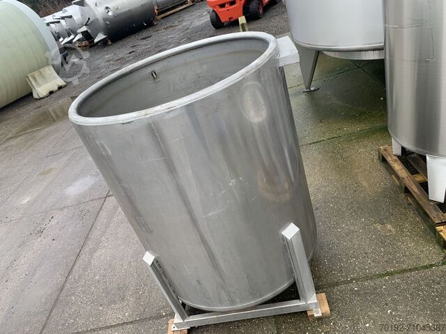 Δοχείο 1750 λίτρων από ανοξείδωτο ατσάλι V2A  S16511