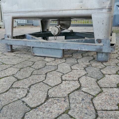 1050litrový kontejner z nerezu V2A Thyssen Umformtechnik (UCON) 9706