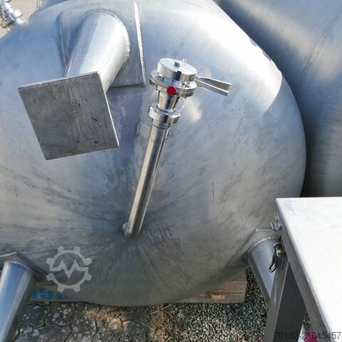 Réservoir de 2500 litres en acier inoxydable V2A  9666