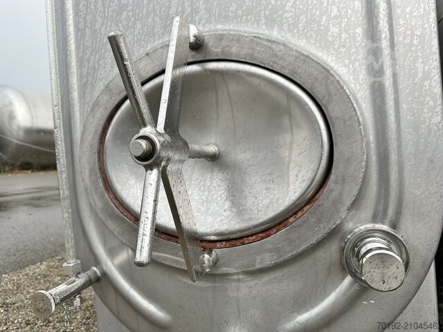 Réservoir de stockage ovale de 2500 litres en acier inoxydable V2A  9660