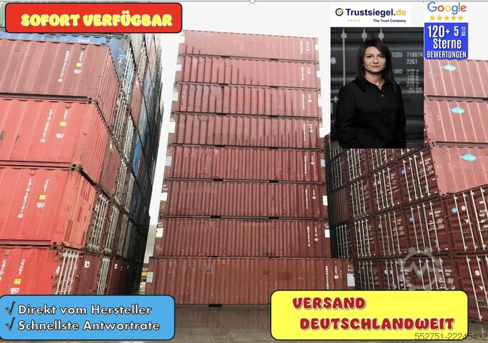 Lodní kontejner TC Containerhandel 20-Fuß Container Lagercontainer Hamburg